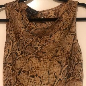 Spenser Jeremy scoop neck leopards print dress